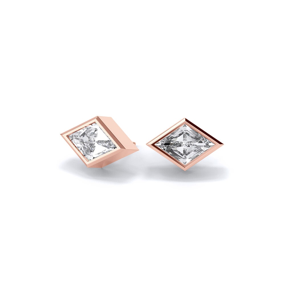 Specialty Cuts: Lozenge Lab Grown Diamond Studs