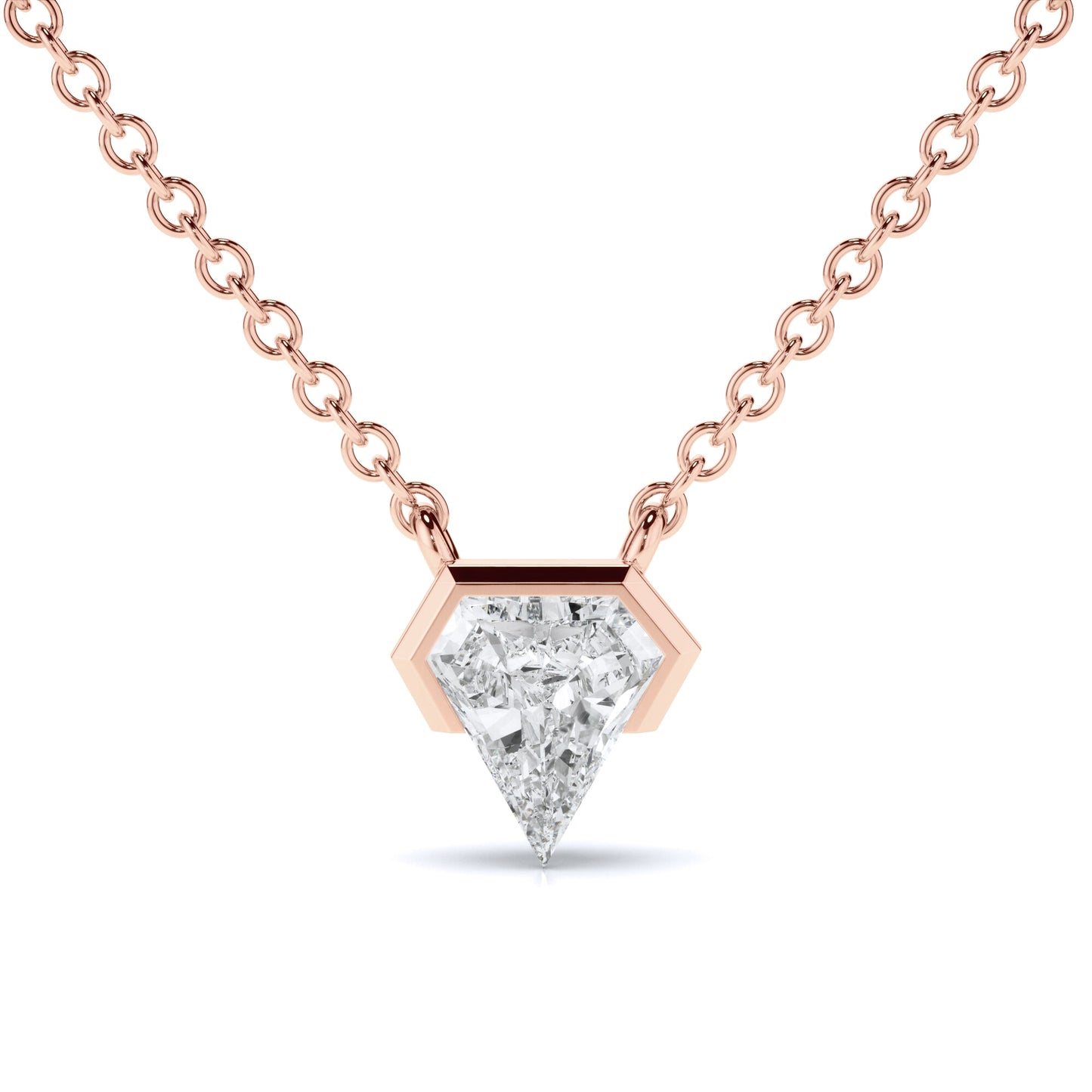 Specialty Cuts: Shield Lab Grown Diamond Pendant .75ct