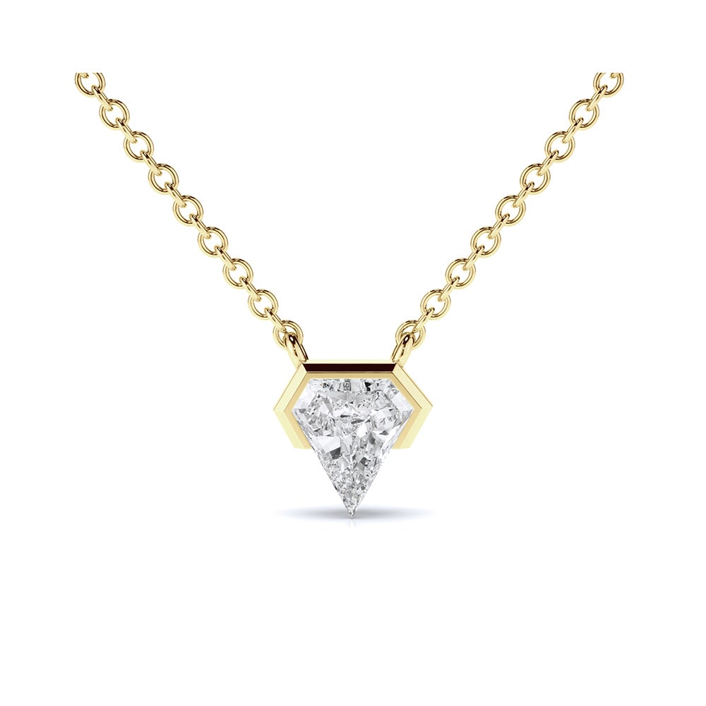 Specialty Cuts: Shield Lab Grown Diamond Pendant .75ct