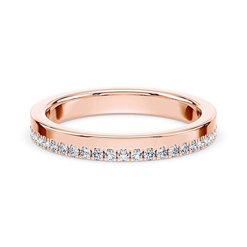 Half & Half Lab Diamond Band