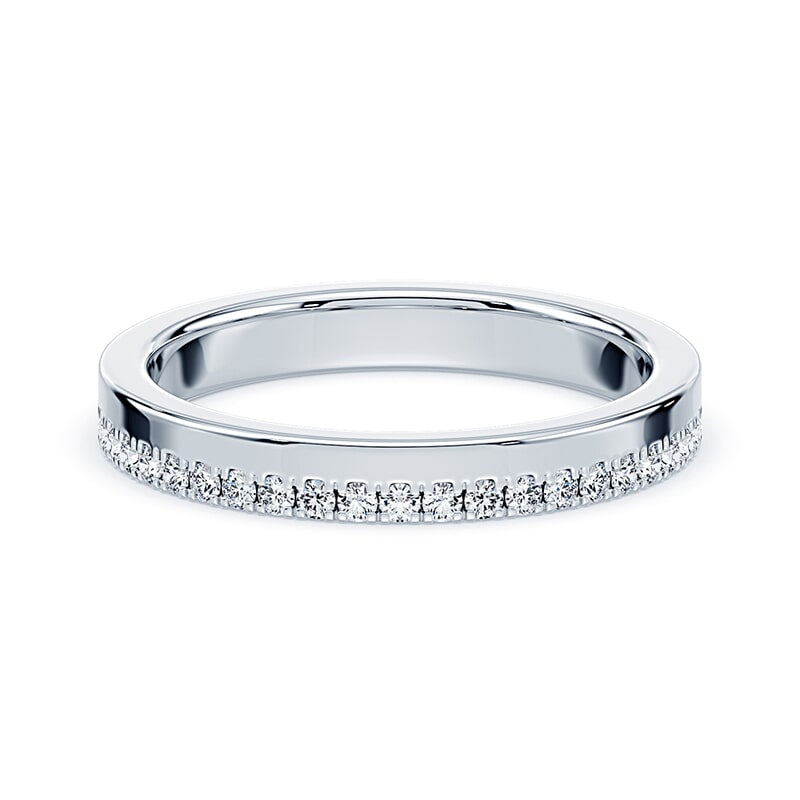 Half & Half Lab Diamond Band