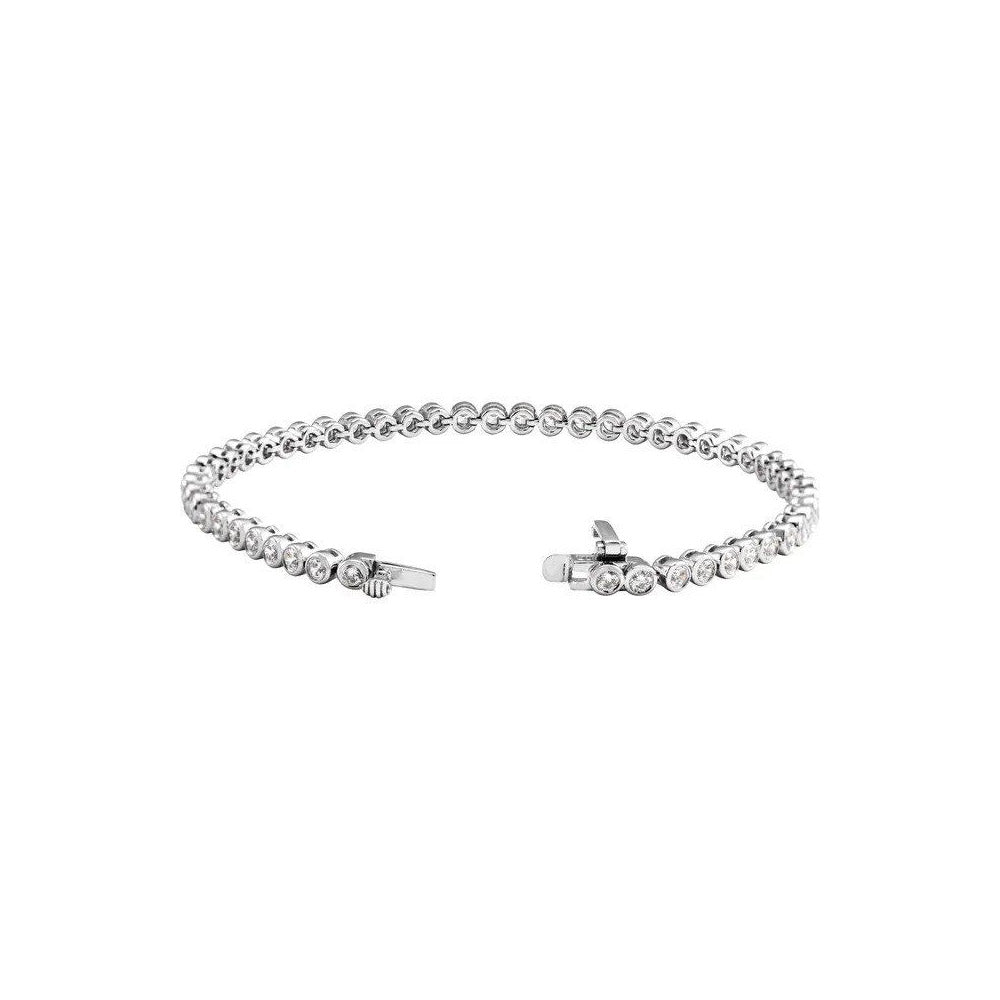 Lab Diamond Bezel Tennis Bracelet 3.50ctw