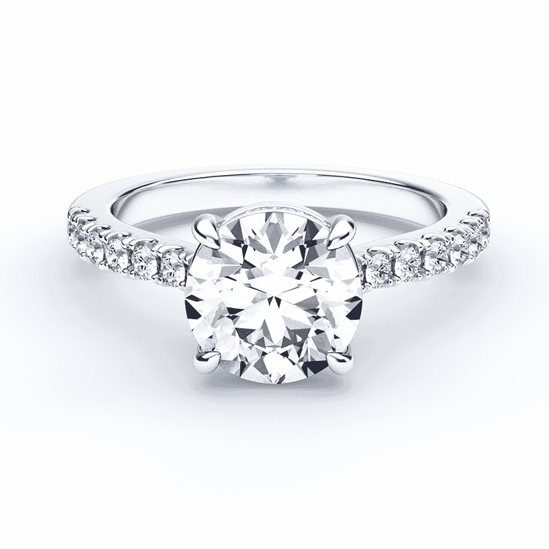 Cushion cut deals cathedral setting