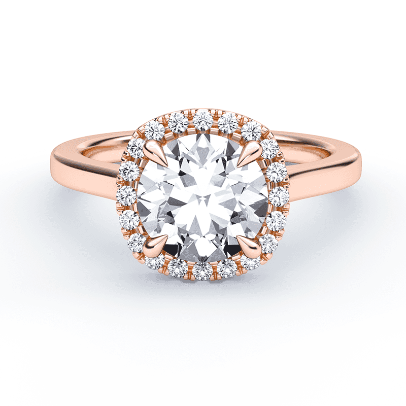 Rose gold deals square wedding rings