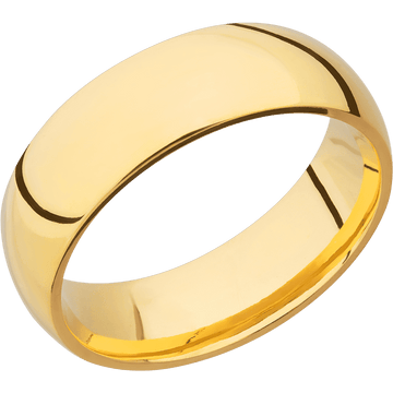 14K Yellow Gold + Polish Finish