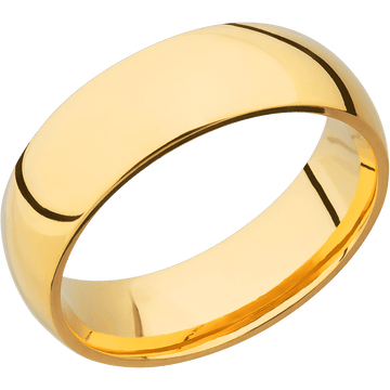 18K Yellow Gold + Polish Finish