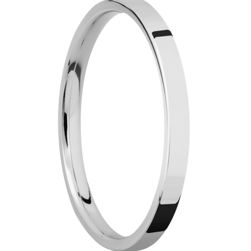 14K White Gold + Polish Finish
