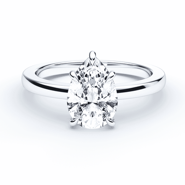 Pear Shaped Engagement Ring
