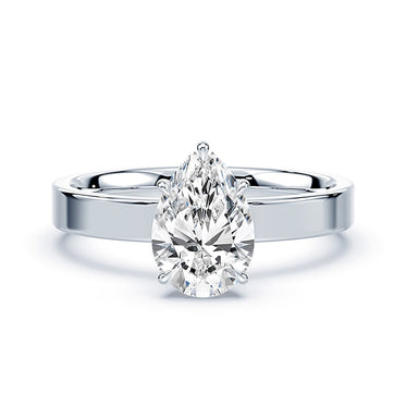 Pear Shaped Wide Solitaire
