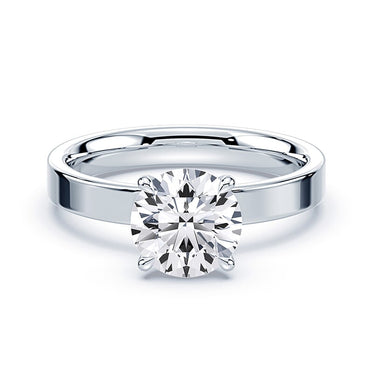 Wide Solitaire Ring