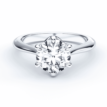 Cathedral Diamond Ring