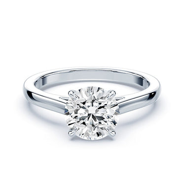 Slim Cathedral Engagement Ring